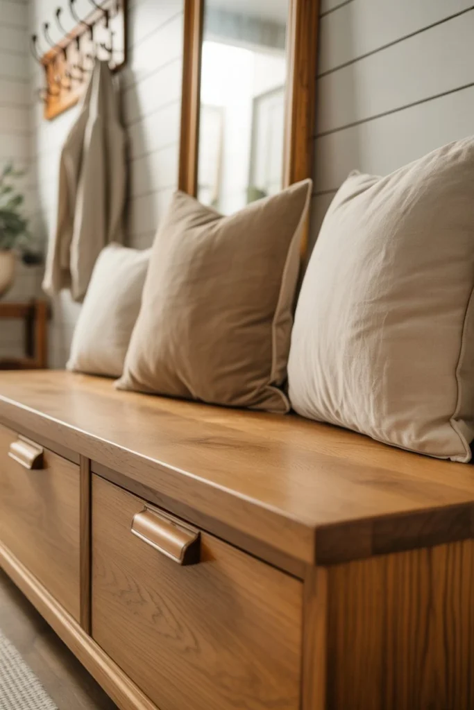 Built-In Bench with Storage