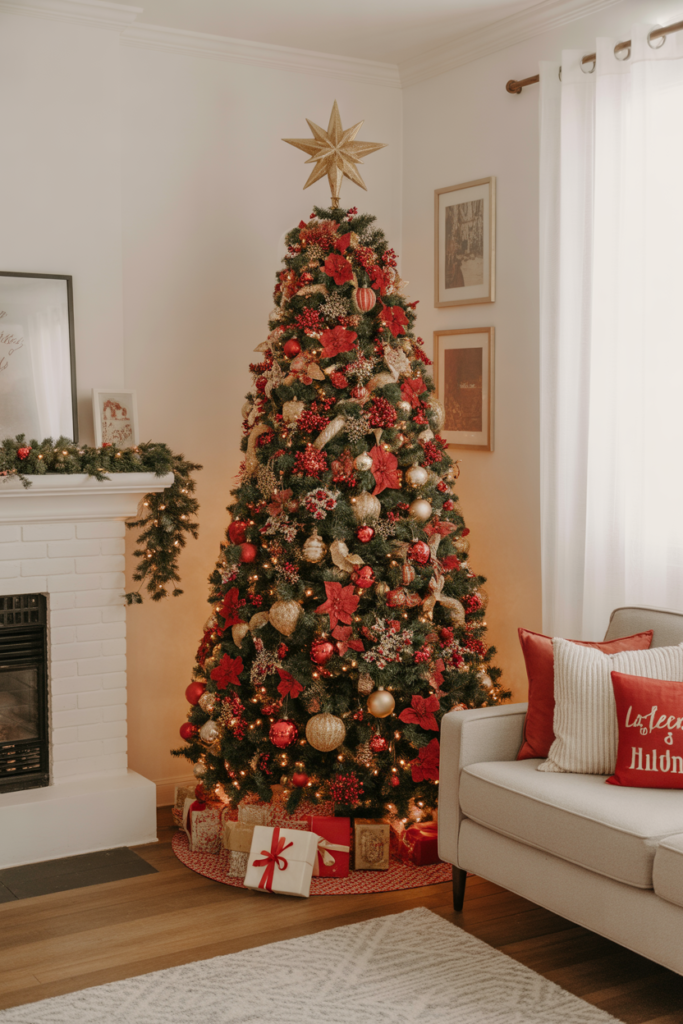 Classic Red and Gold Elegance