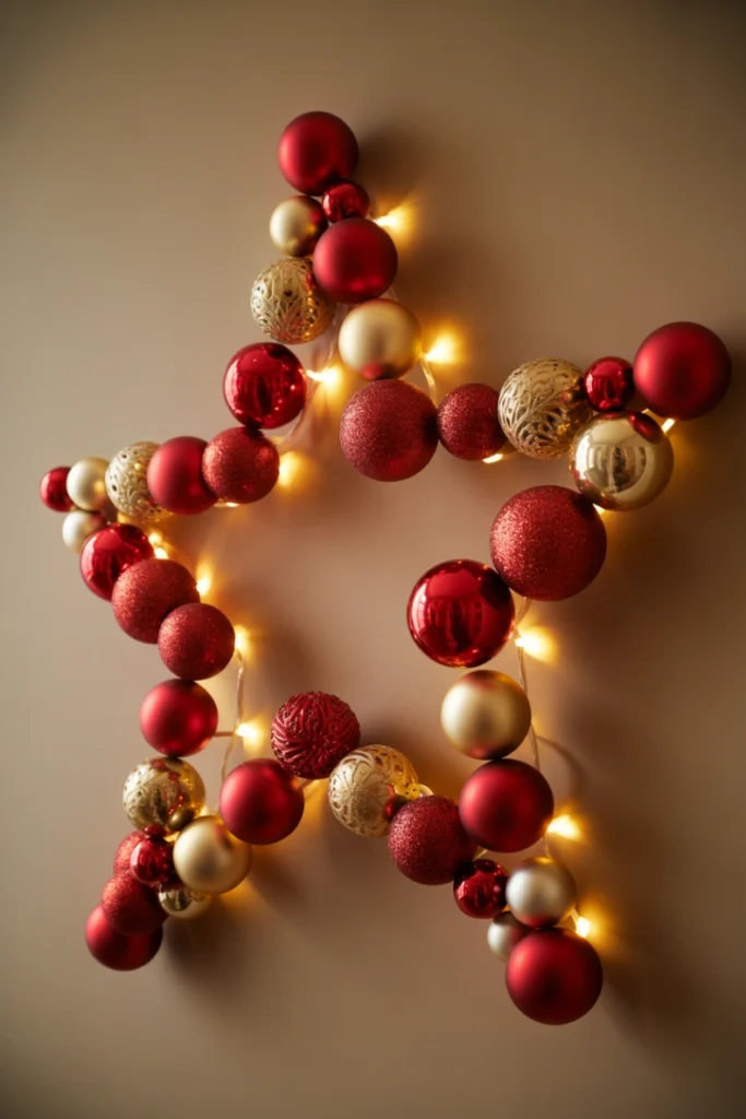 DIY Ornament Wall Art