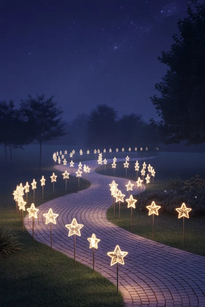 DIY Star Path Lights