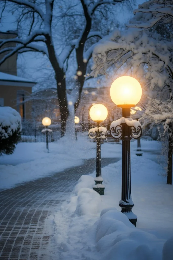 Frosted Globe Lights