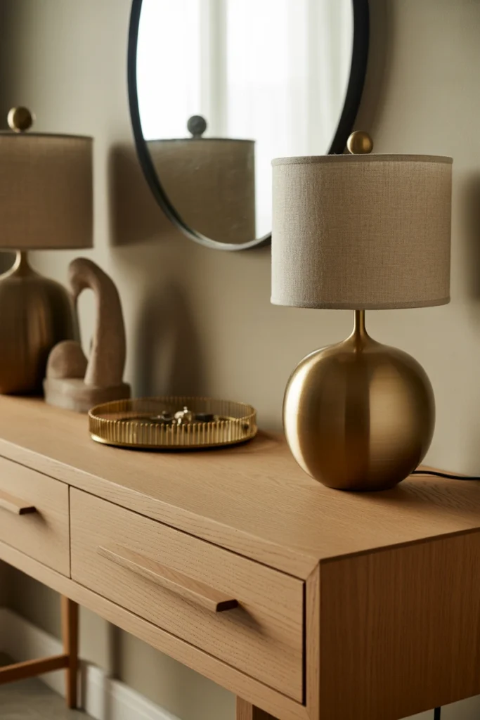 Functional Entryway Console Setup