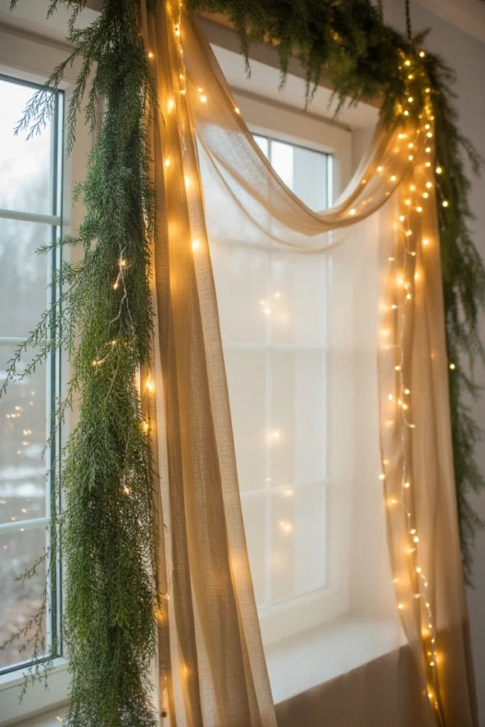 Holiday Curtain Lights