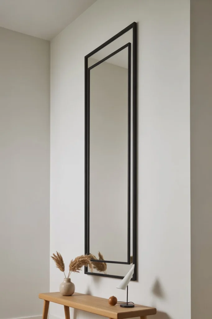 Large Framed Doorway Mirror