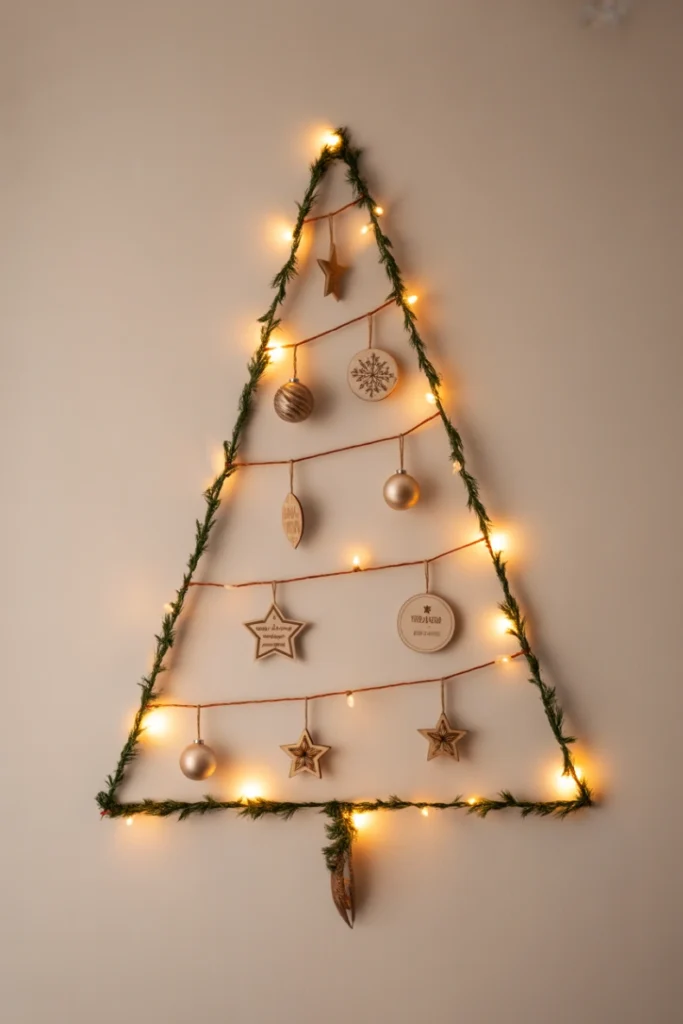 Miniature Wall Christmas Tree