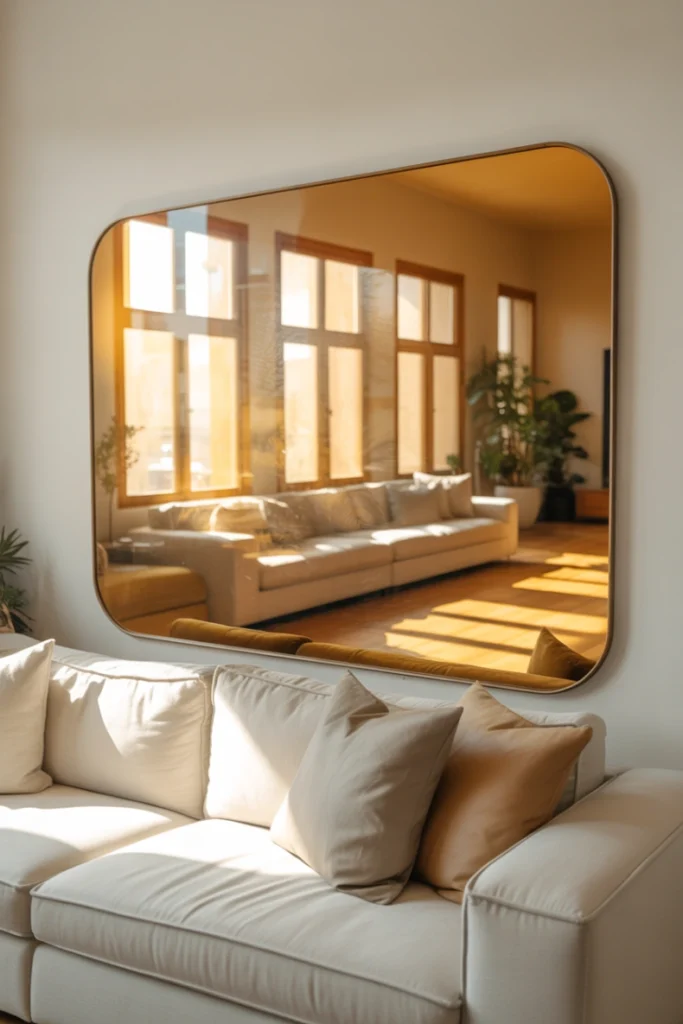 Mirror Illusion for Spacious Feel