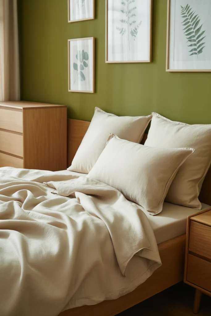 Olive Green and Cream Retreat