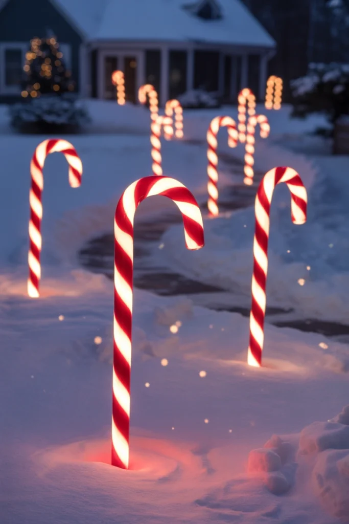 Pathway Candy Cane Stakes