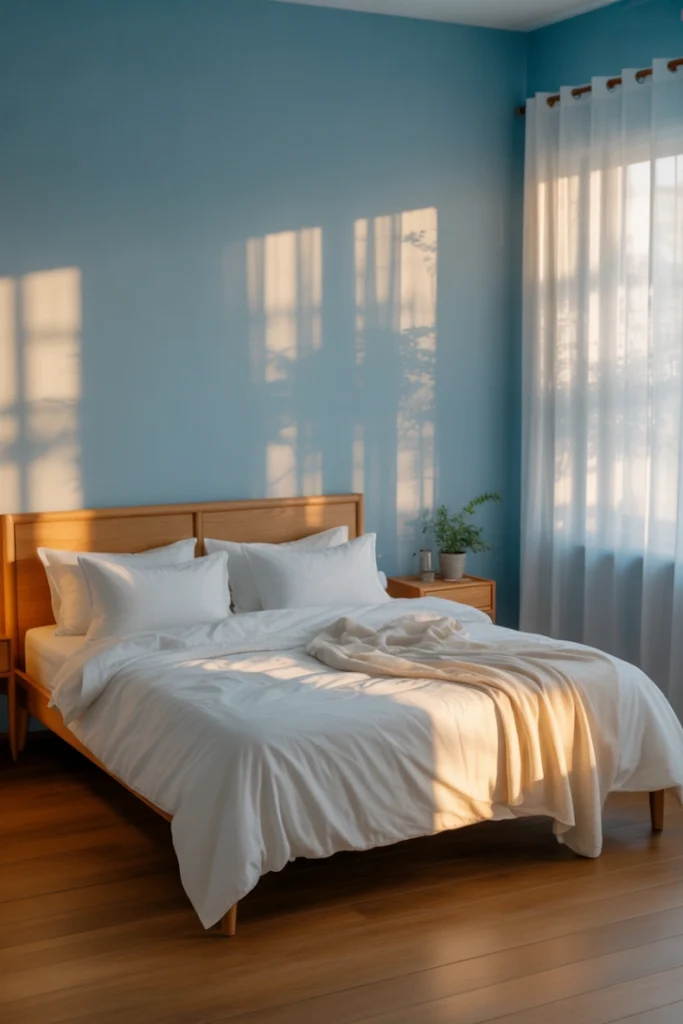 Soft Blue and White Serenity