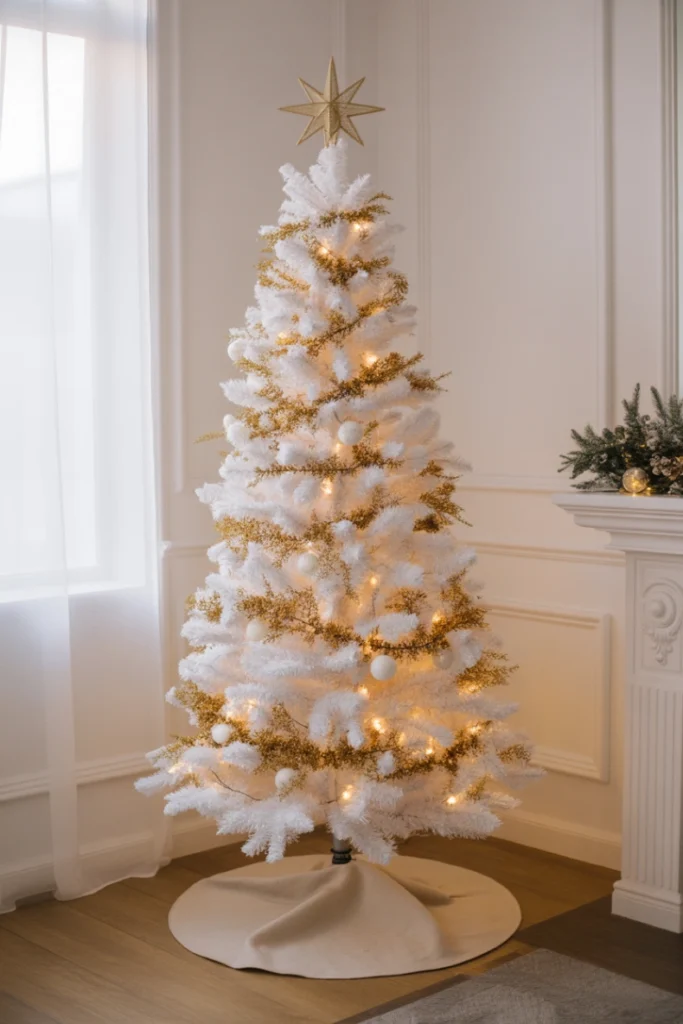 The Classic Gold and White Look