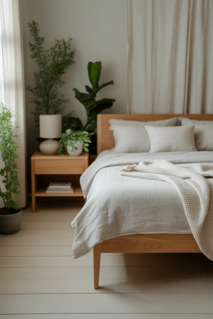 White and Soft Wood Minimalism