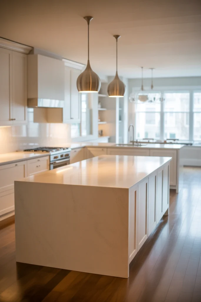 1. Classic Rectangular Kitchen Island