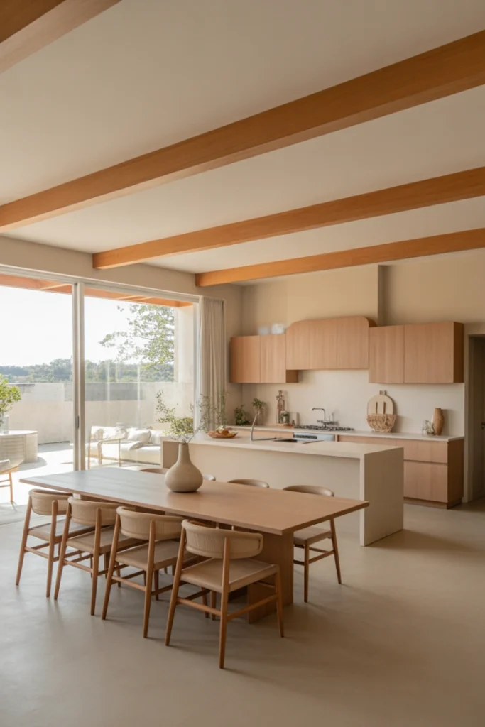 Open-Concept Kitchen-Dining Combo