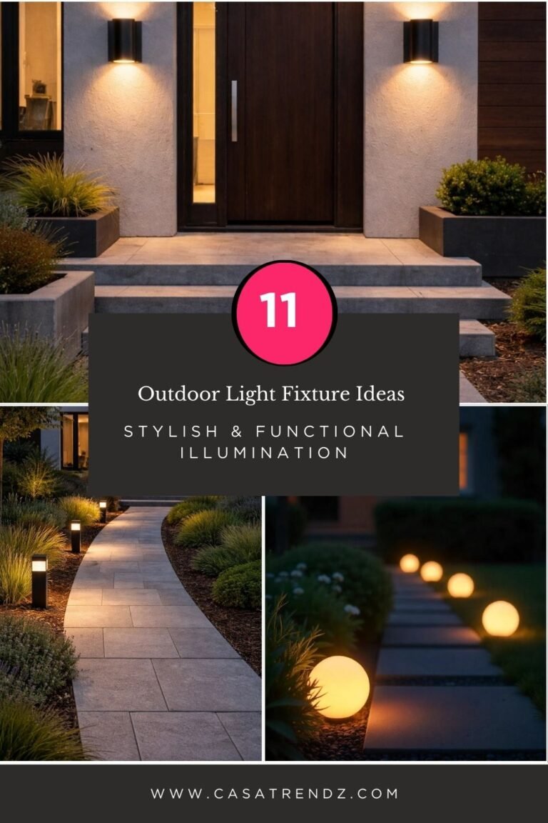 11 Outdoor Light Fixture Ideas: Stylish & Functional Illumination