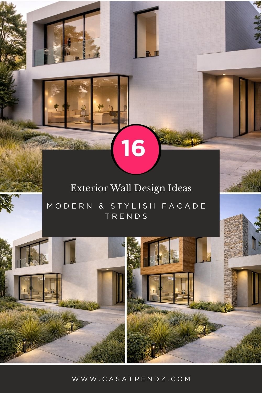 16 Exterior Wall Design Ideas: Modern & Stylish Facade Trends