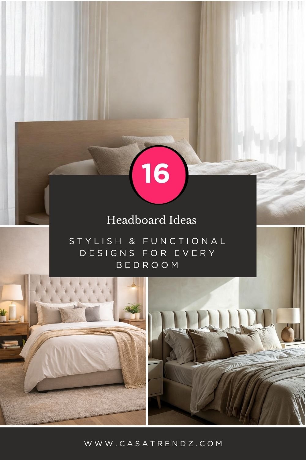 16 Headboard Ideas: Stylish & Functional Designs for Every Bedroom