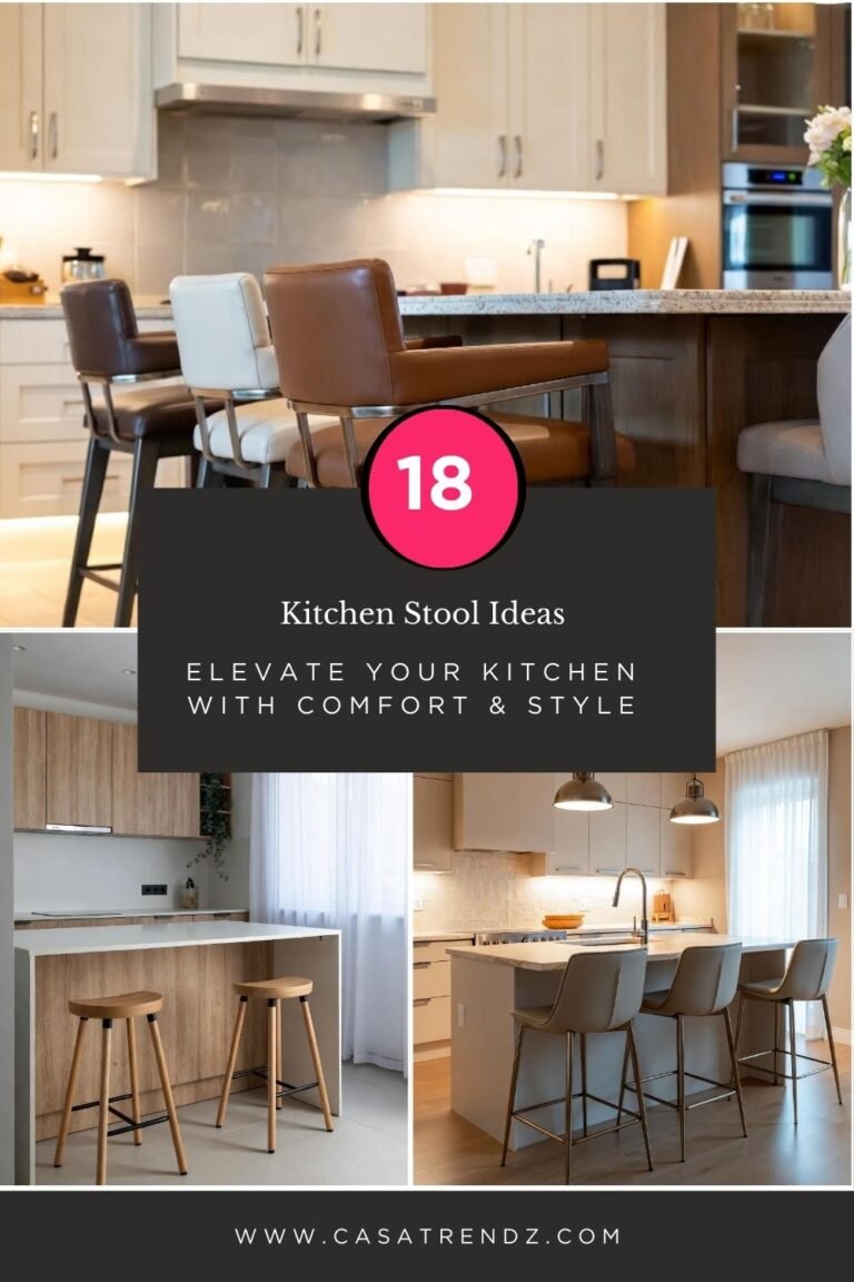 18 Kitchen Stool Ideas: Elevate Your Kitchen with Comfort & Style