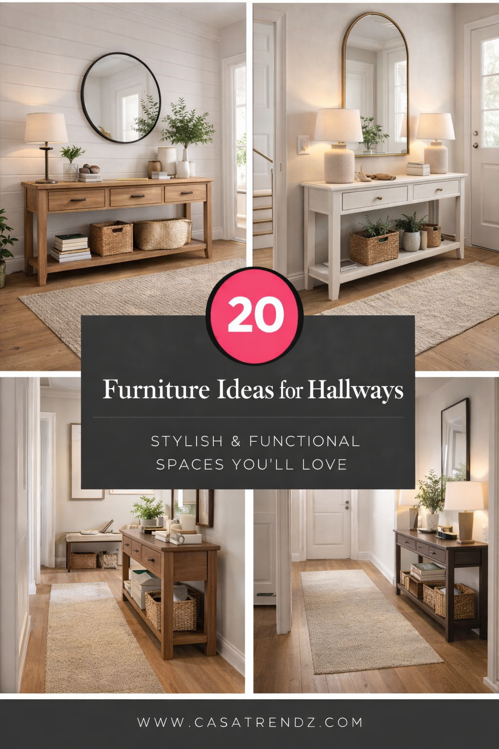 20 Furniture Ideas for Hallways: Stylish & Functional Spaces You’ll Love