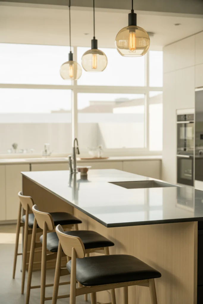 Kitchen Island as a Dining Area