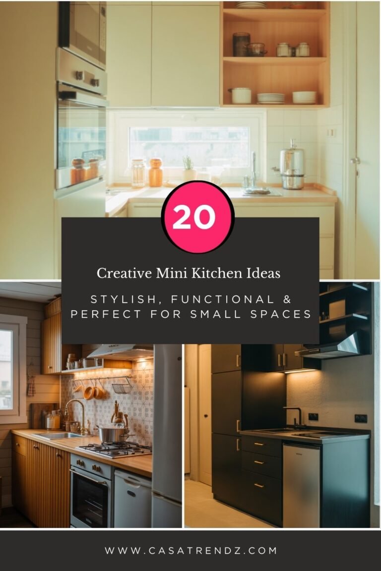 20 Creative Mini Kitchen Ideas – Stylish, Functional & Perfect for Small Spaces