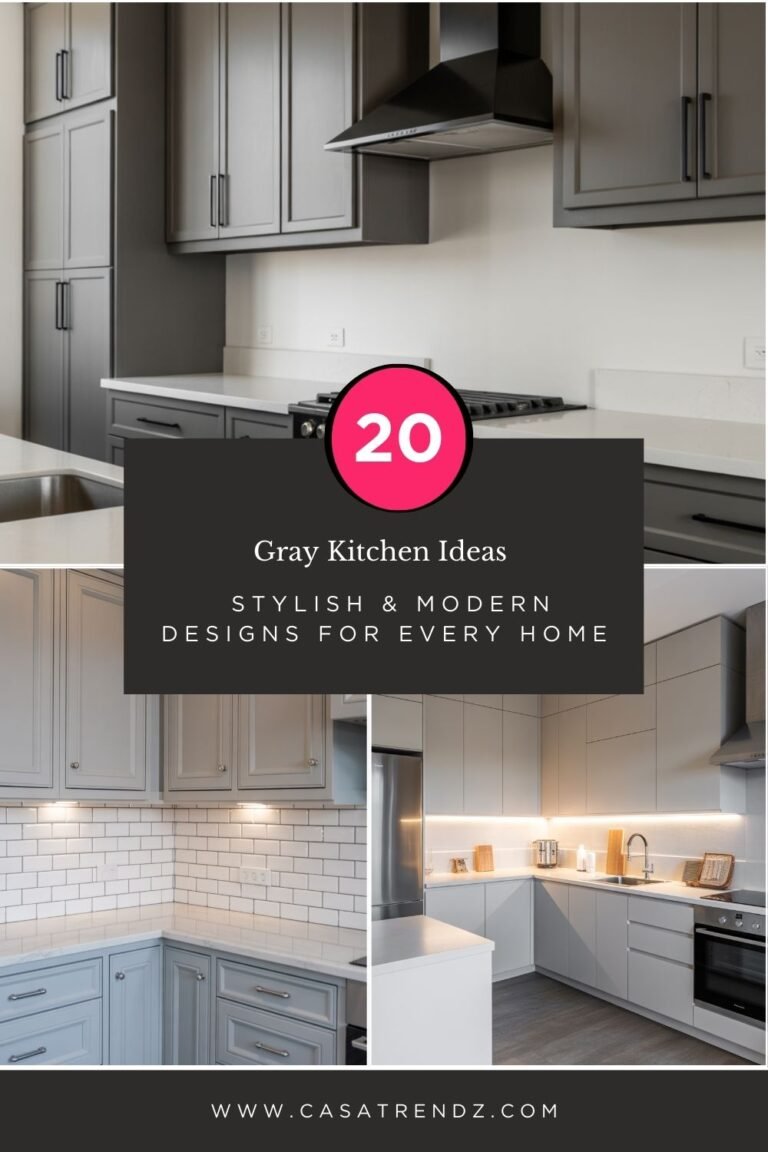 20 Gray Kitchen Ideas – Stylish & Modern Designs for Every Home