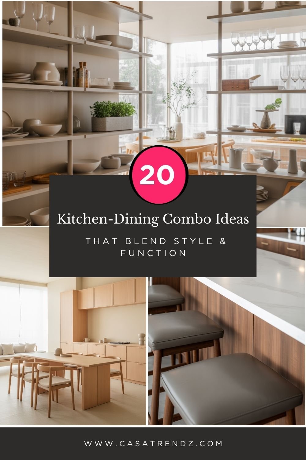 20 Kitchen-Dining Combo Ideas That Blend Style & Function