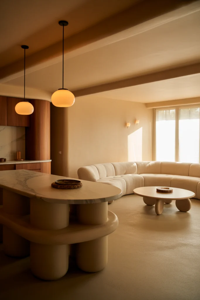 Curved Furniture for Softness