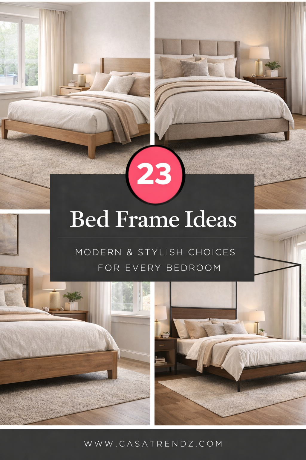 23 Bed Frame Ideas: Modern & Stylish Choices for Every Bedroom