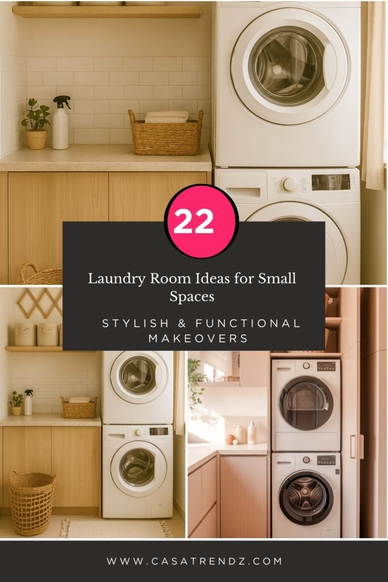 22 Laundry Room Ideas for Small Spaces – Stylish & Functional Makeovers