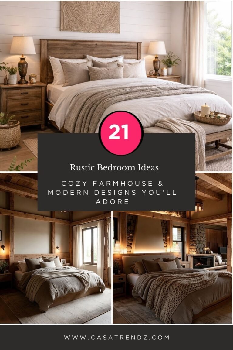 21 Rustic Bedroom Ideas – Cozy Farmhouse & Modern Designs You’ll Adore