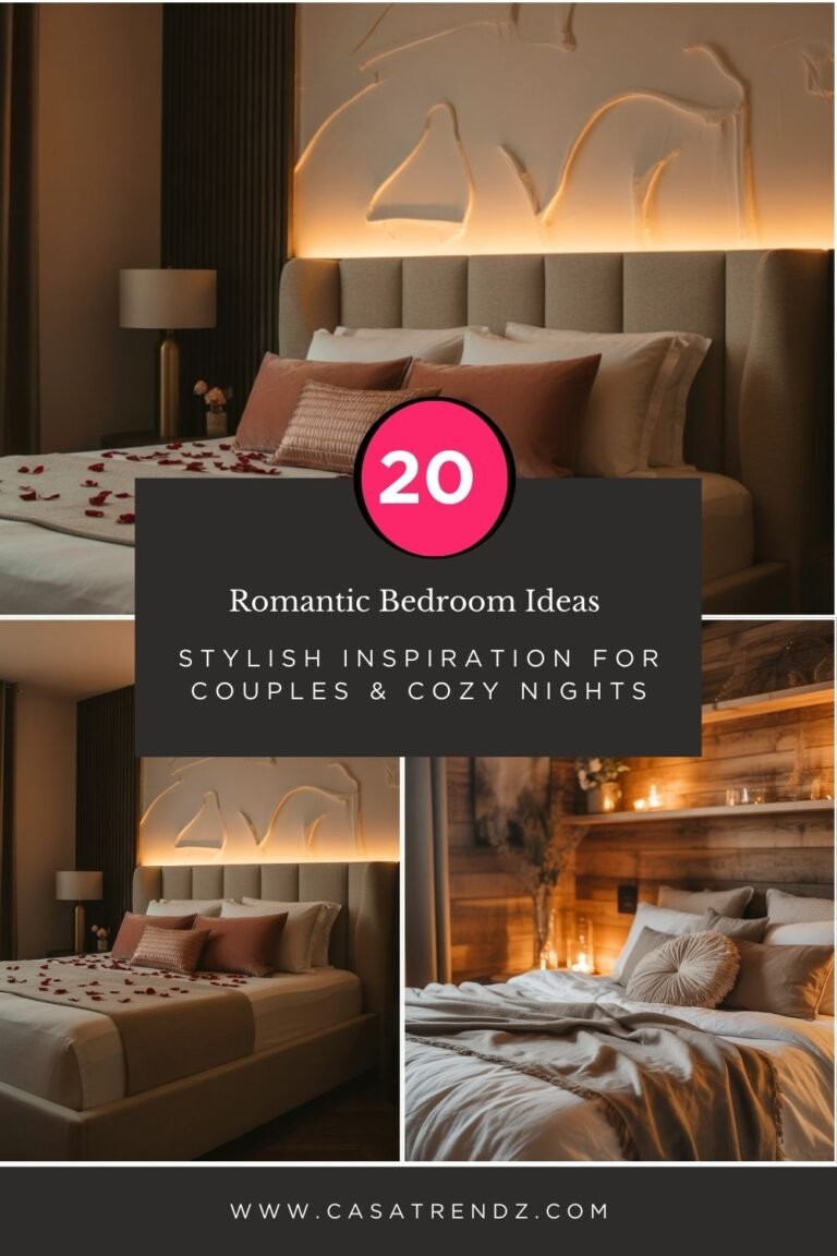 22 Romantic Bedroom Ideas – Stylish Inspiration for Couples & Cozy Nights