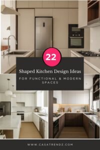 22 Shaped Kitchen Design Ideas for Functional & Modern Spaces