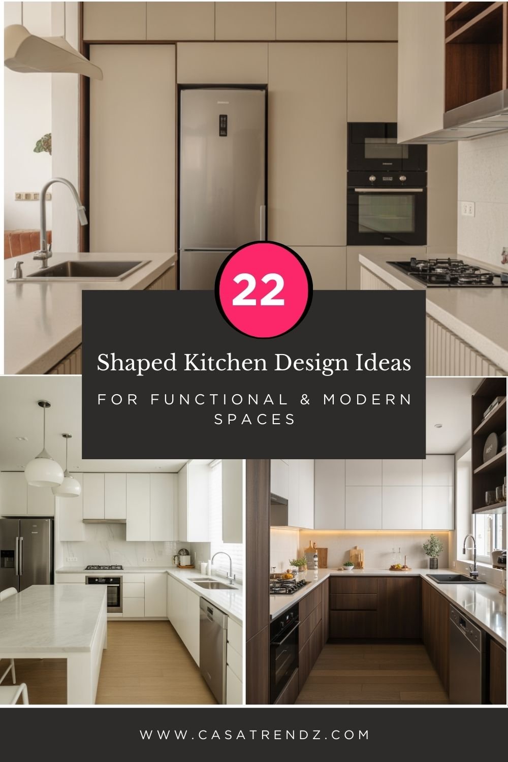 22 Shaped Kitchen Design Ideas for Functional & Modern Spaces