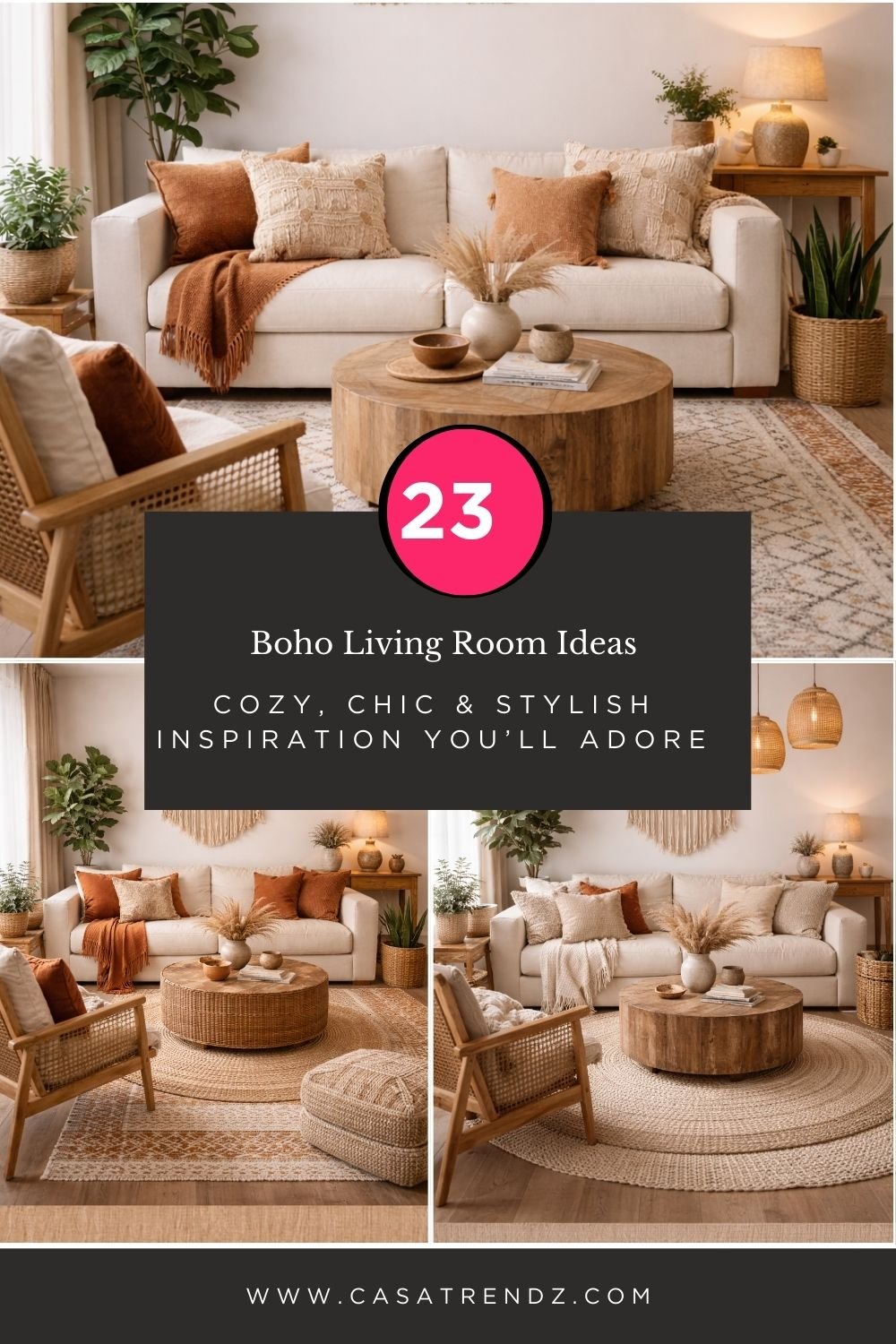 23 Boho Living Room Ideas – Cozy, Chic & Stylish Inspiration You’ll Adore
