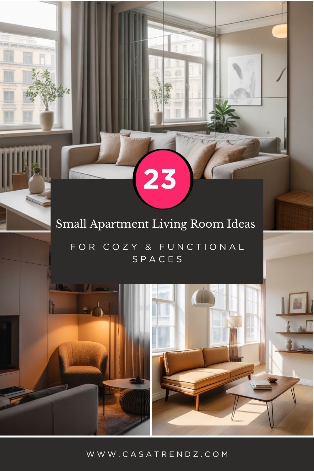 23 Small Apartment Living Room Ideas for Cozy & Functional Spaces