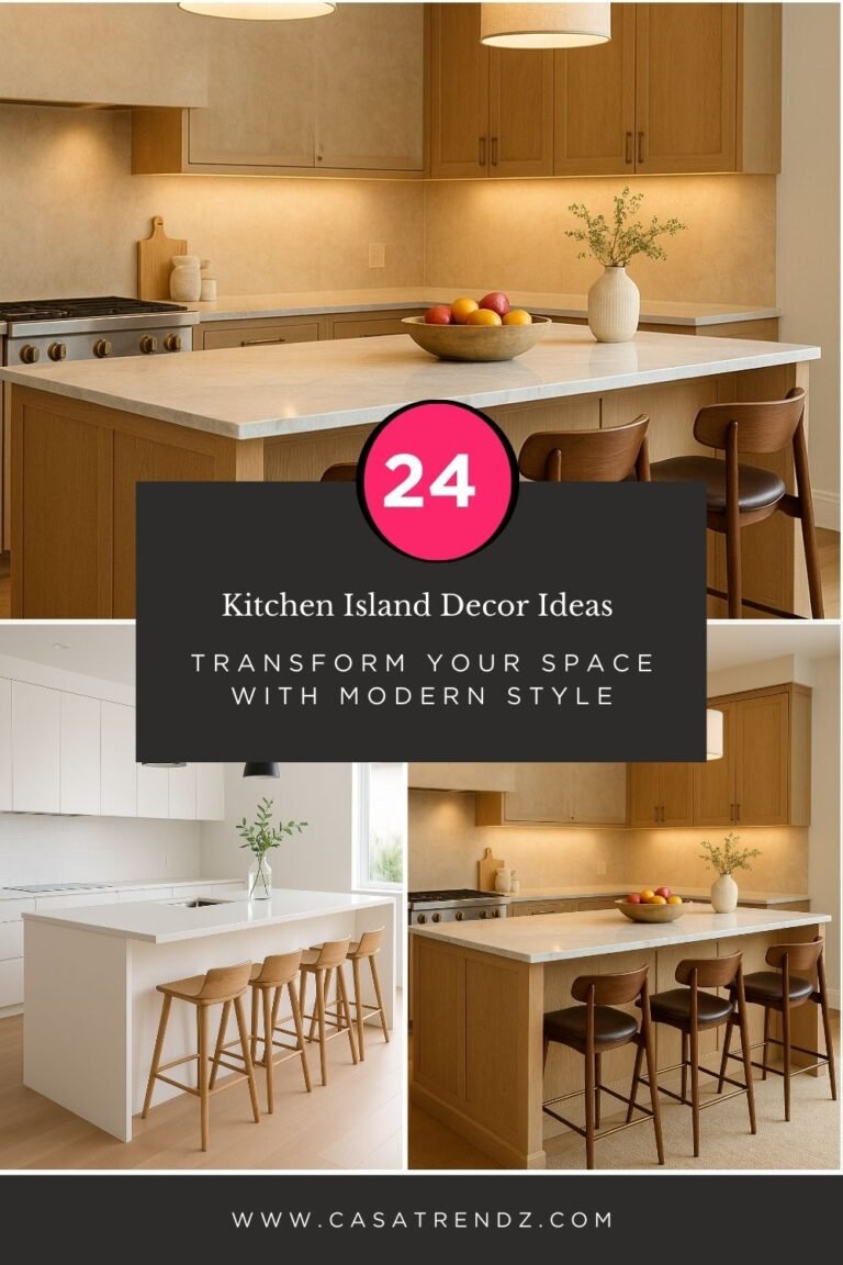 24 Kitchen Island Decor Ideas – Transform Your Space with Modern Style
