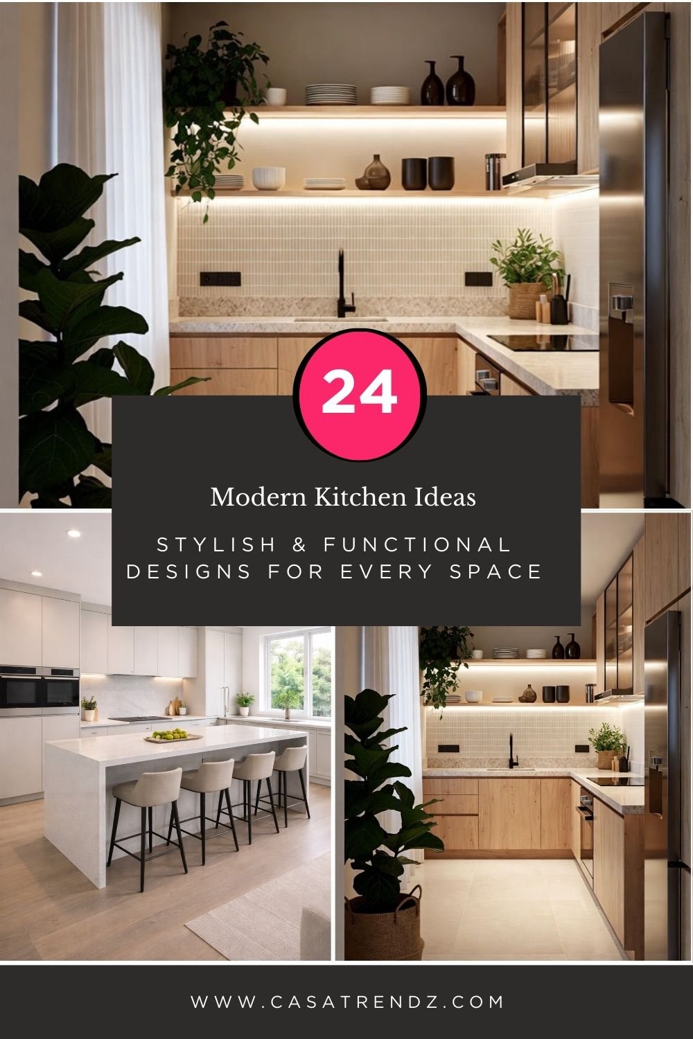 24 Modern Kitchen Ideas – Stylish & Functional Designs for Every Space