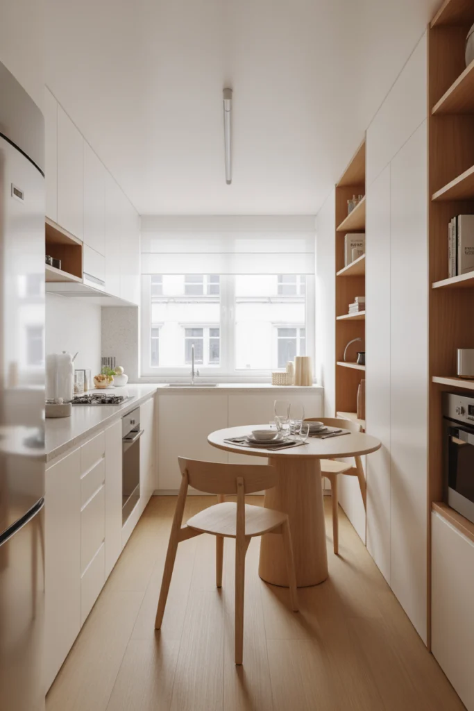 Compact Kitchen-Dining Combo for Small Apartments