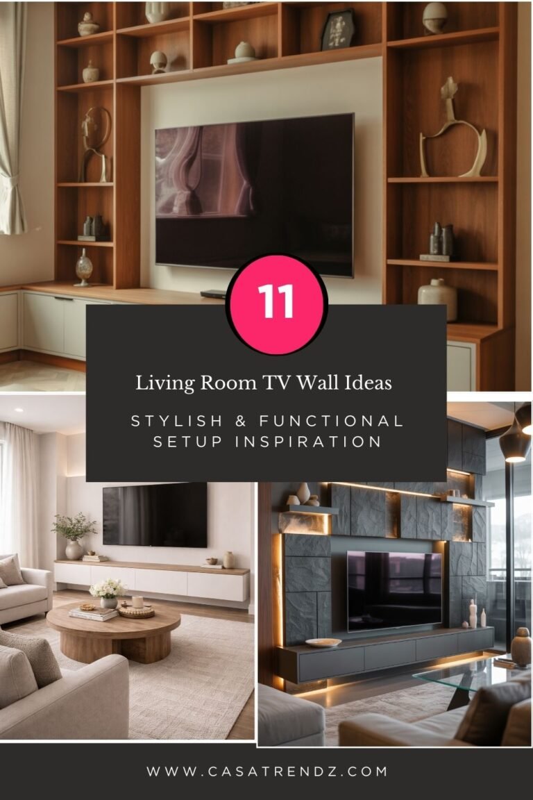 11 Living Room TV Wall Ideas: Stylish & Functional Setup Inspiration