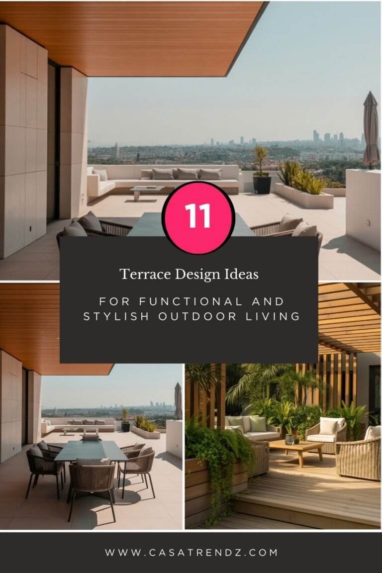 11 Terrace Design Ideas for Functional and Stylish Outdoor Living