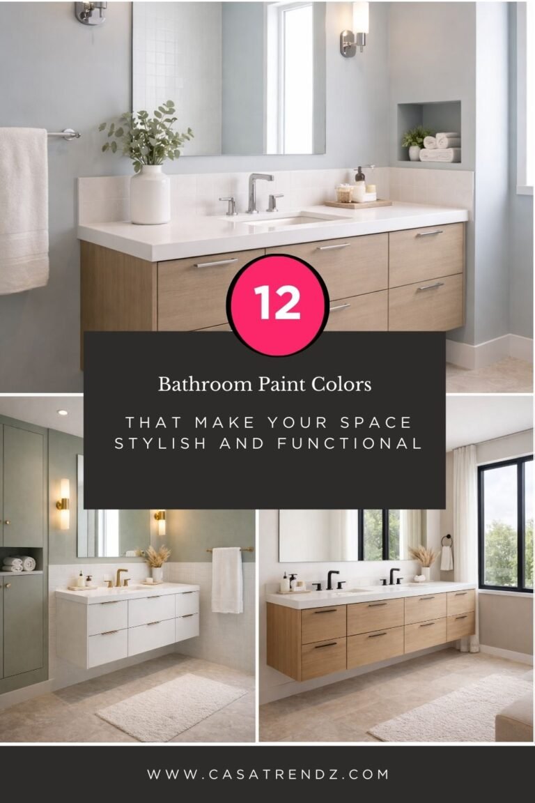 12 Bathroom Paint Colors That Make Your Space Stylish and Functional
