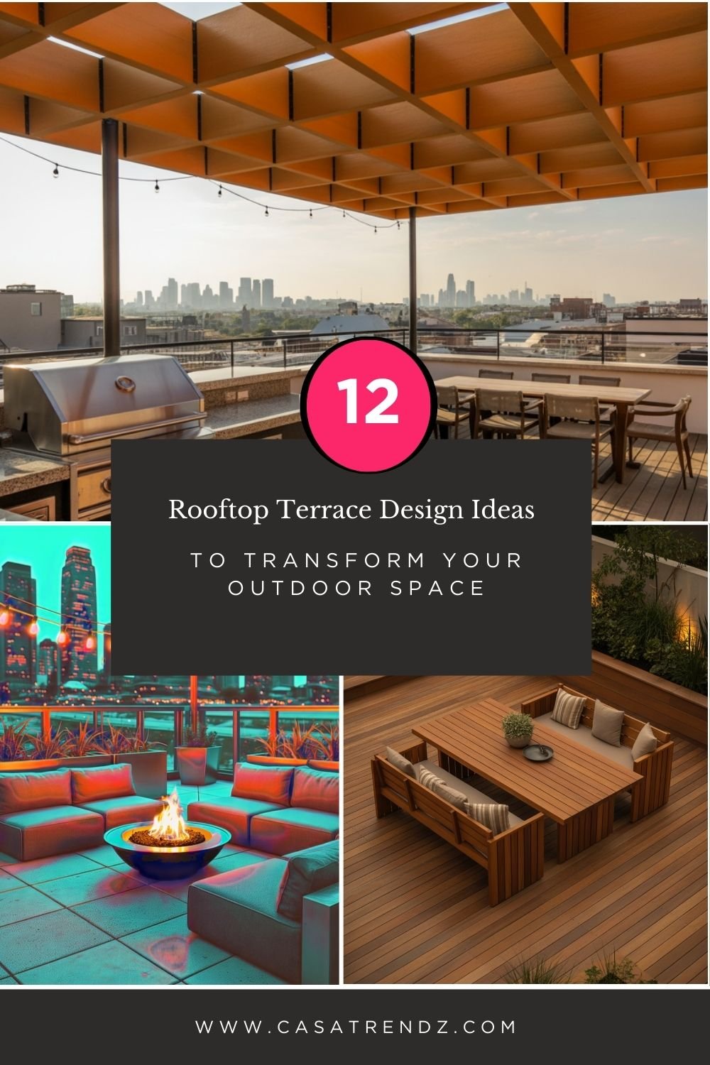 12 Rooftop Terrace Design Ideas to Transform Your Outdoor Space