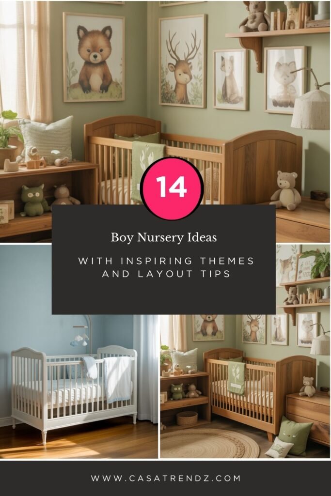 14 Boy Nursery Ideas with Inspiring Themes and Layout Tips
