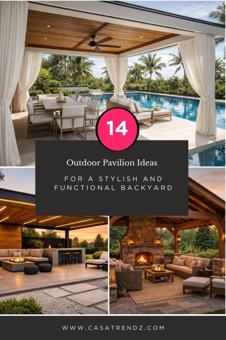14 Outdoor Pavilion Ideas for a Stylish and Functional Backyard