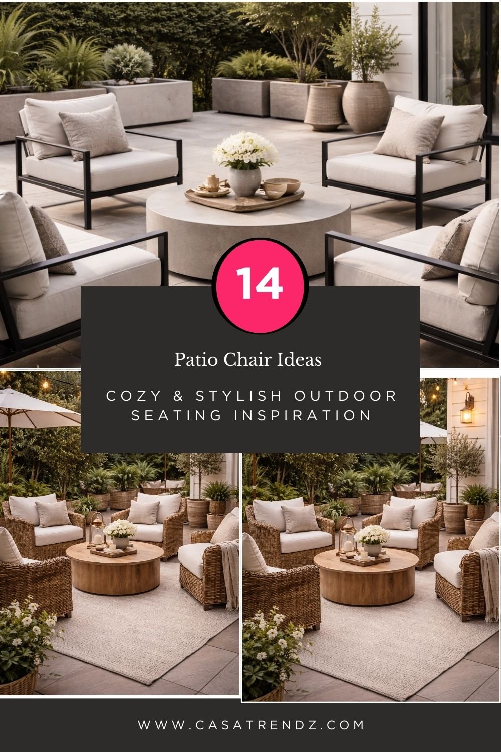 14 Patio Chair Ideas: Cozy & Stylish Outdoor Seating Inspiration
