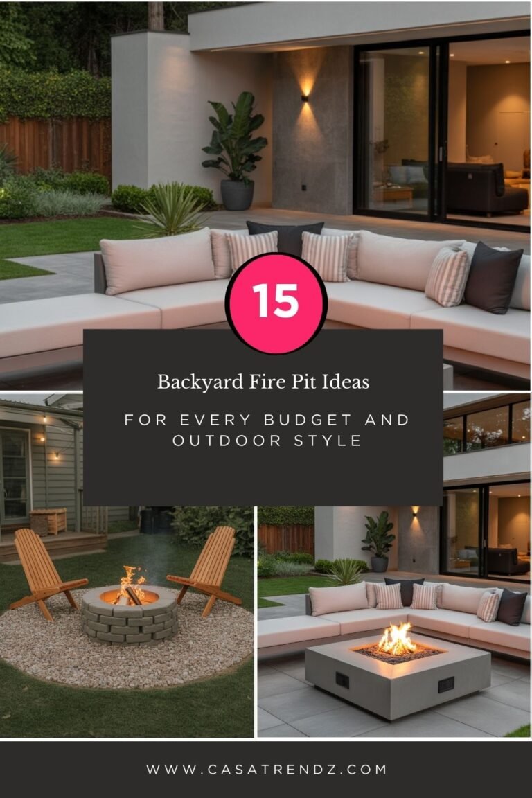 15 Backyard Fire Pit Ideas for Every Budget and Outdoor Style