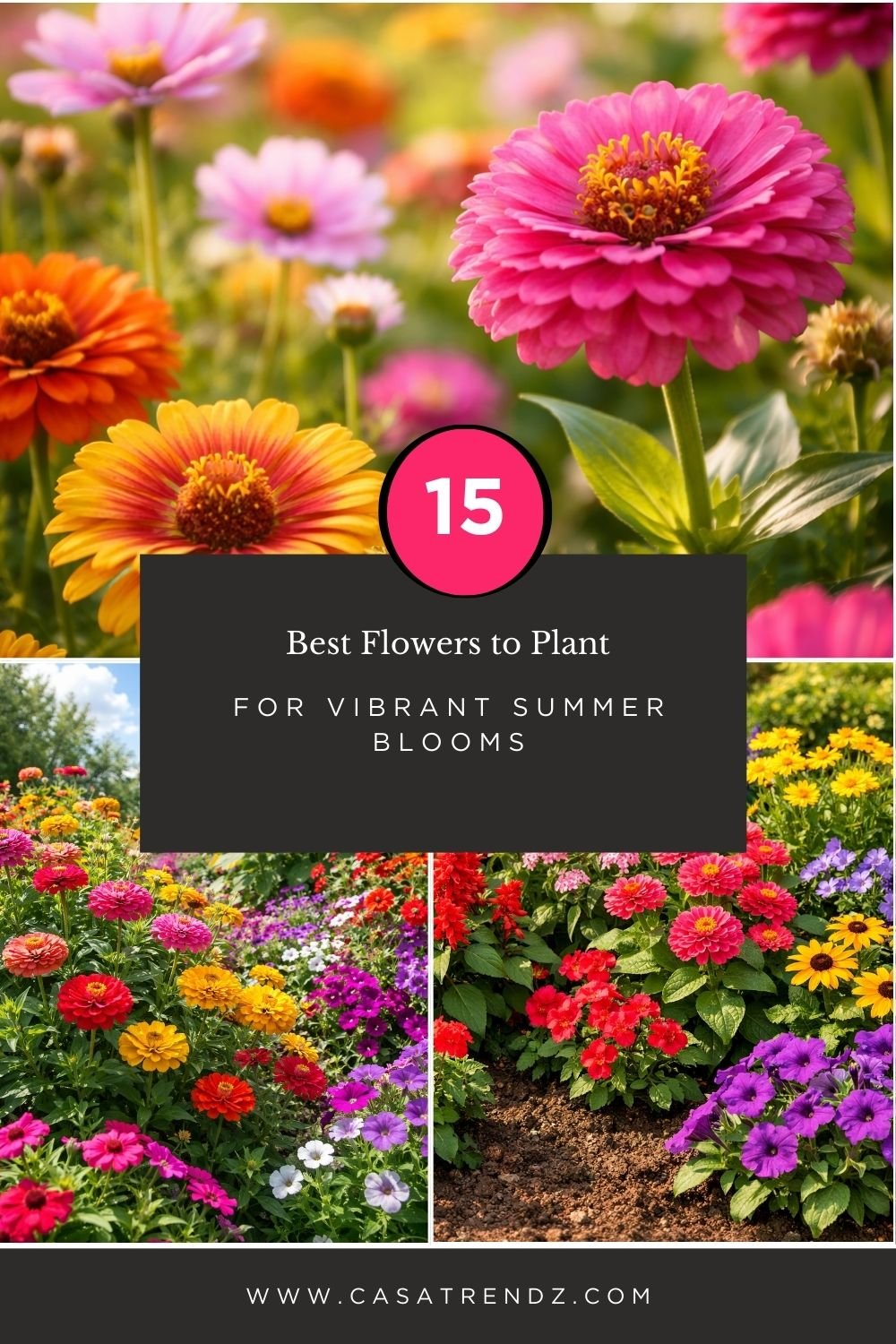 15 Best Flowers to Plant for Vibrant Summer Blooms