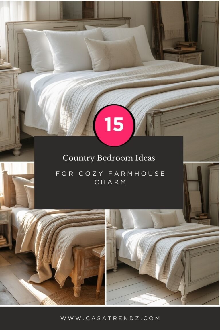 15 Country Bedroom Ideas for Cozy Farmhouse Charm