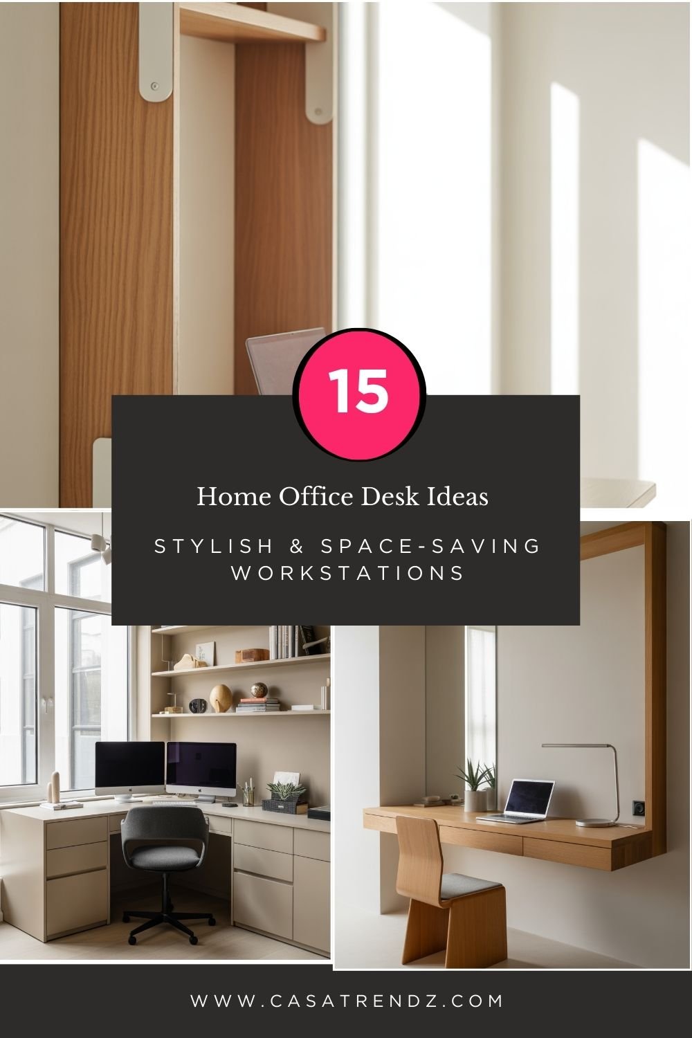 15 Home Office Desk Ideas: Stylish & Space-Saving Workstations