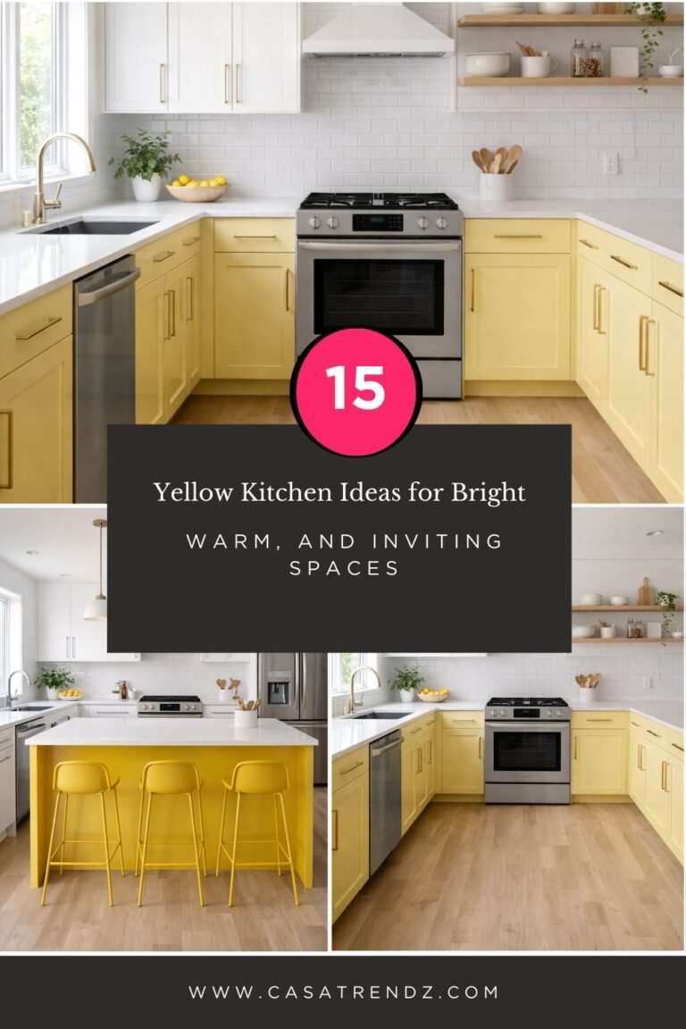 15 Yellow Kitchen Ideas for Bright, Warm, and Inviting Spaces